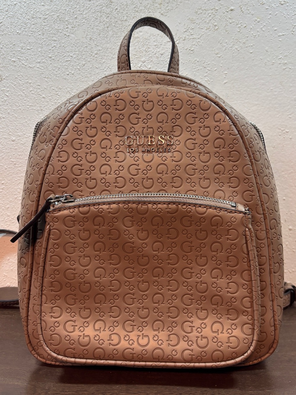GUESS Embossed Logo Mini Backpack - Picture 11 of 11
